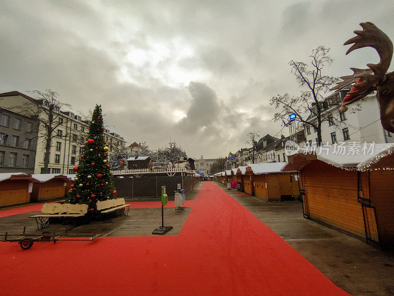比利时布鲁塞尔圣凯瑟琳圣诞市场