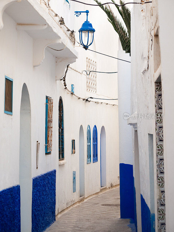 摩洛哥，Asilah的小巷子