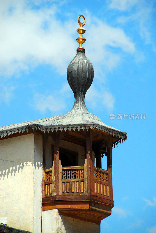 叙利亚大马士革:奥马亚德清真寺阳台