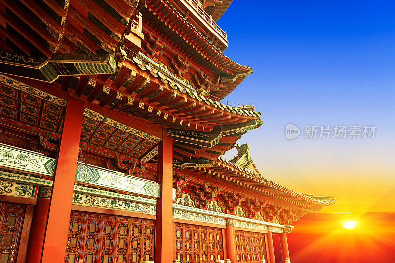 中国古代建筑，古代宗教