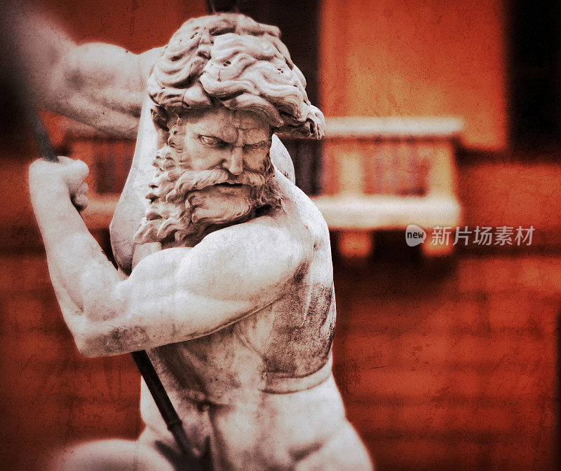 罗马纳沃纳广场的尼普顿雕像