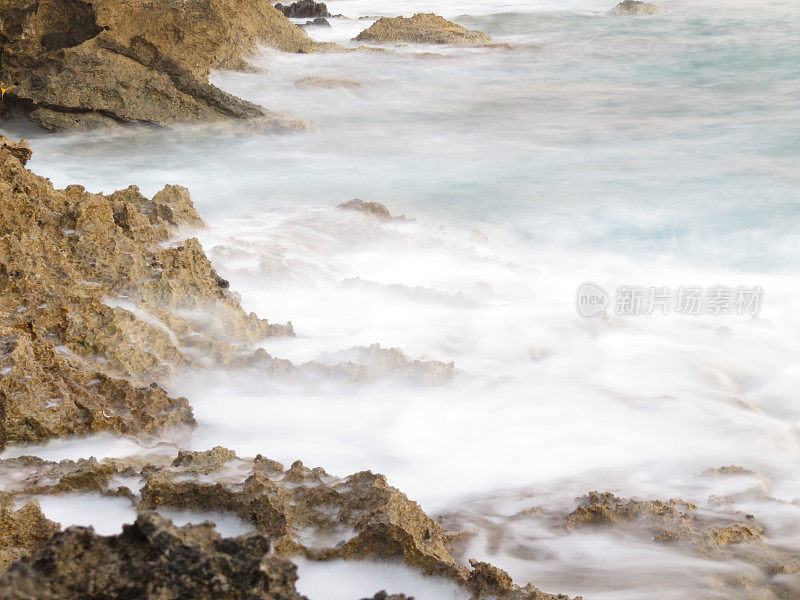 长时间曝光海景