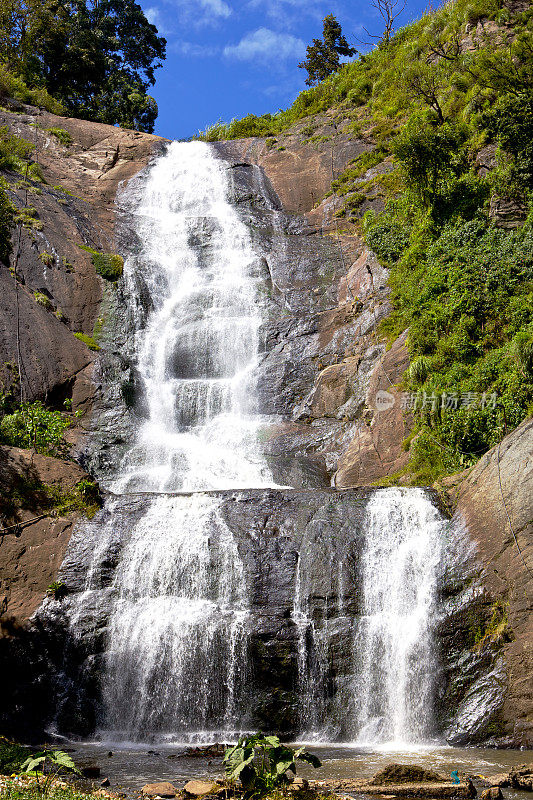 Kodaikanal，印度-银瀑布