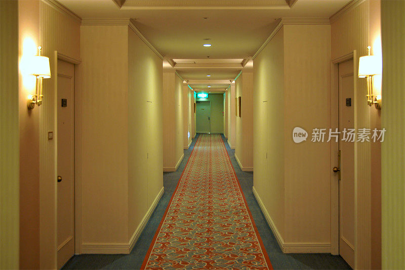 酒店的走廊