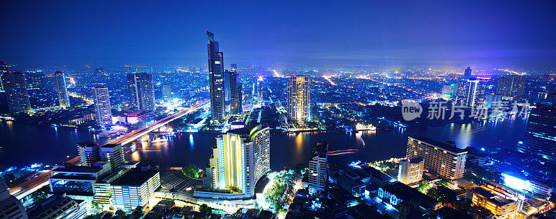 曼谷的天际线