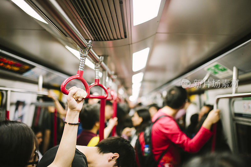 香港地铁列车内部