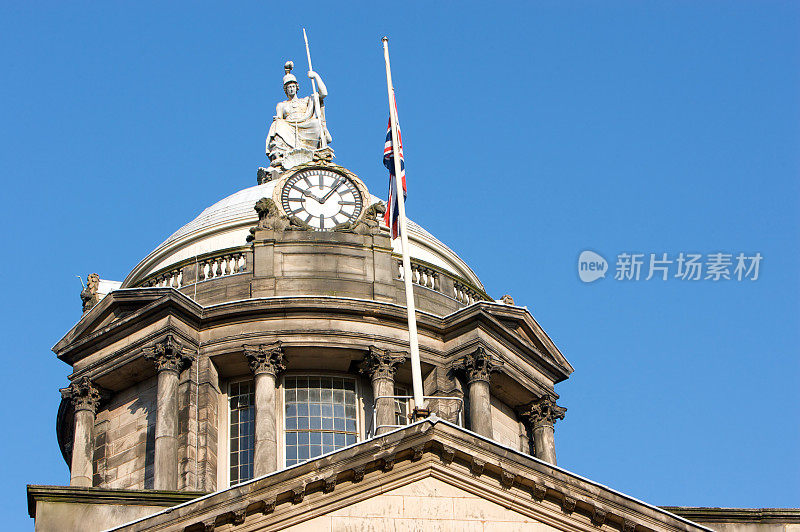 密涅瓦，智慧女神在利物浦市政厅