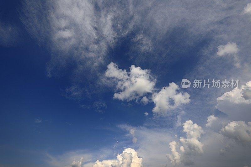 晚上夏Cloudscape