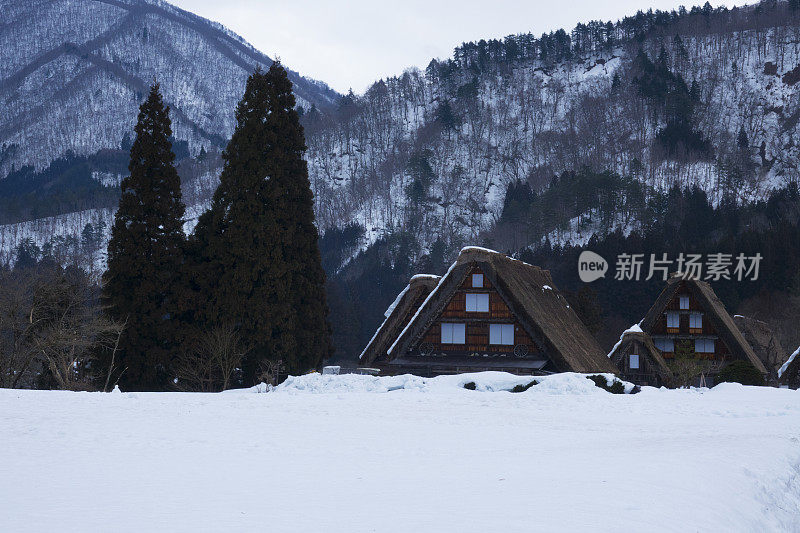 日本岐阜县白川乡村,