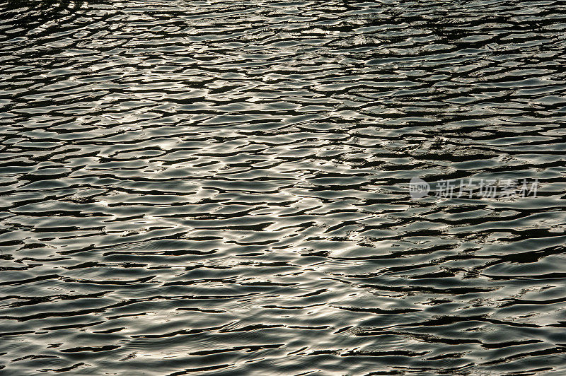 全帧拍摄的水，Soča河，斯洛文尼亚