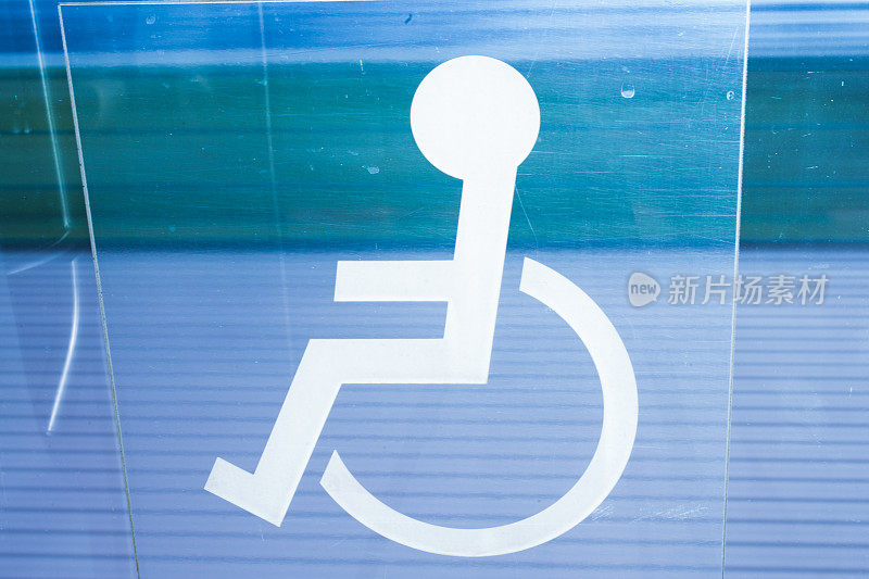 禁用标志,轮椅