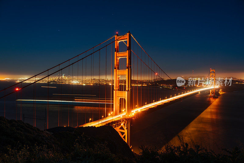 金门大桥夜景