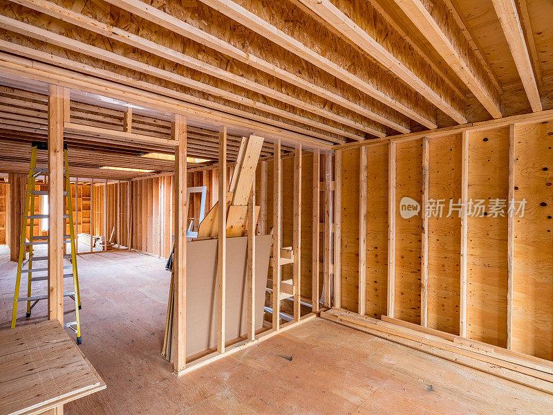 新建房屋内部框架