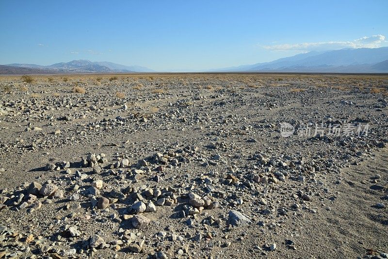死亡谷的贫瘠景观