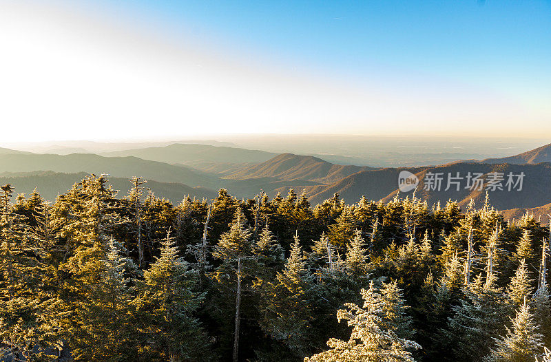 来自克林曼斯圆顶的大烟山