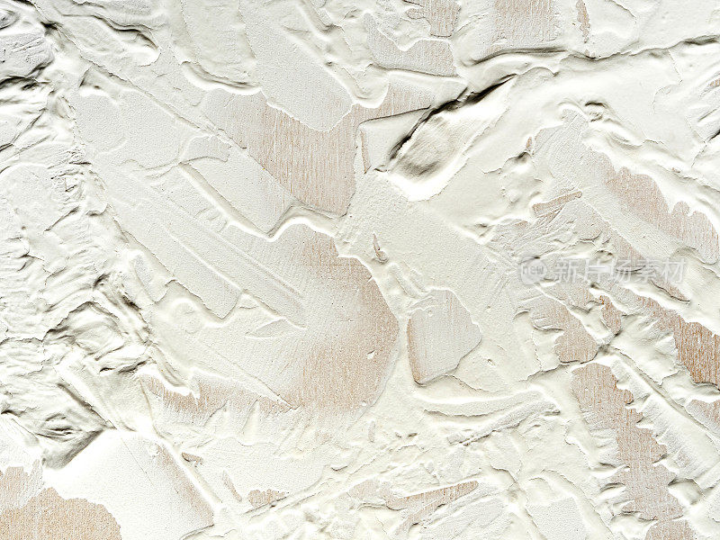 抽象的白色垃圾漆背景，垃圾白色混凝土墙背景，白色绘画表面纹理背景，