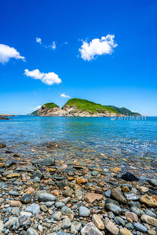 香港鹤咀地区的海景