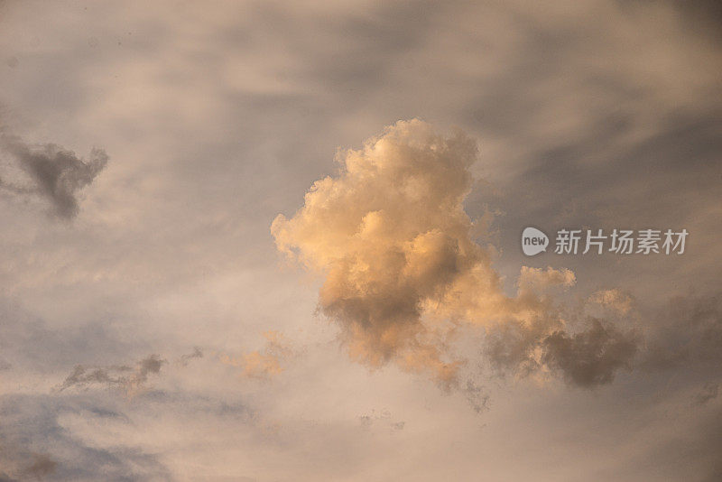 日落的天空背景