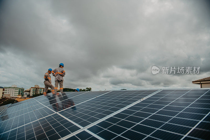 太阳能电池板的安装和维护