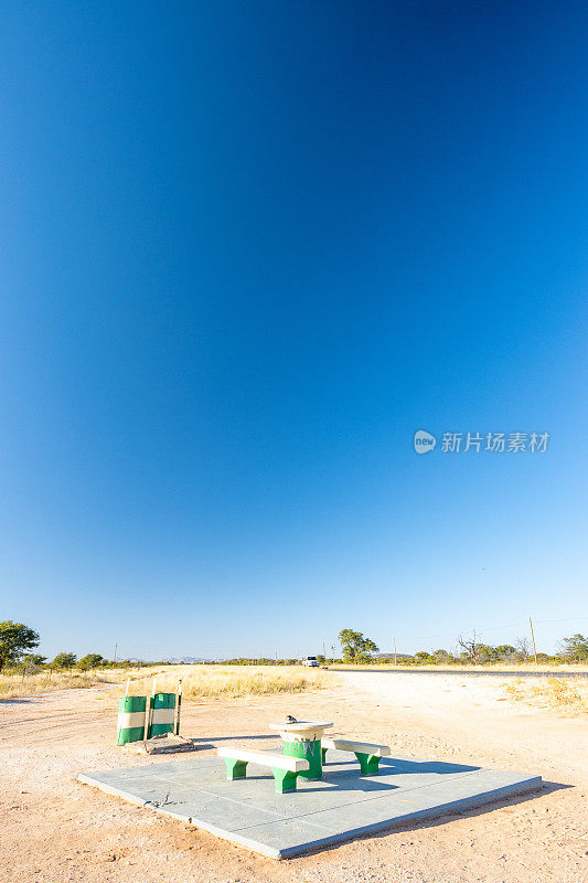 纳米比亚，Kunene地区C38路上的休息区