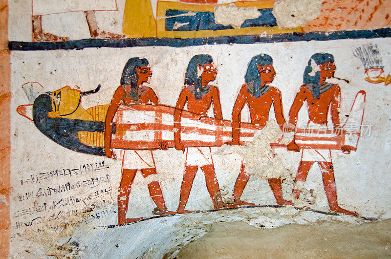 古埃及木乃伊壁画