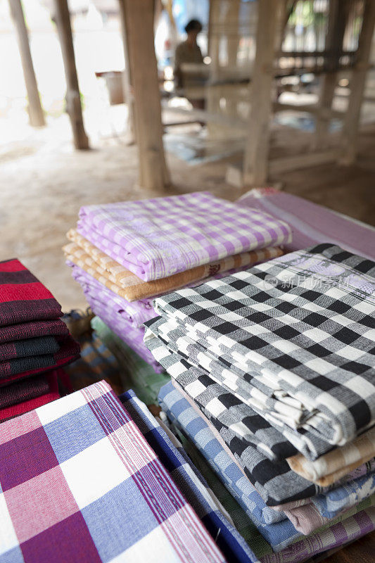 泰国北部的棉织品。