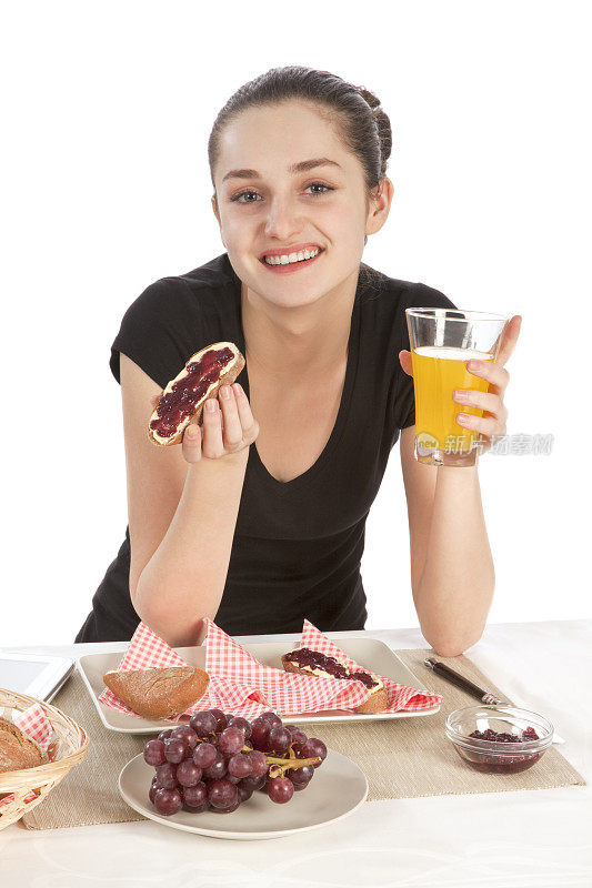 女人有早餐