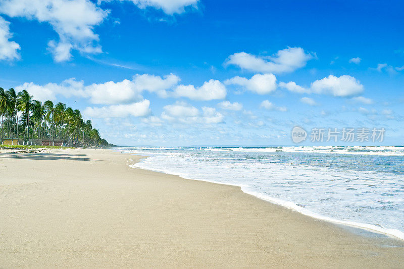 热带白沙岛海滩