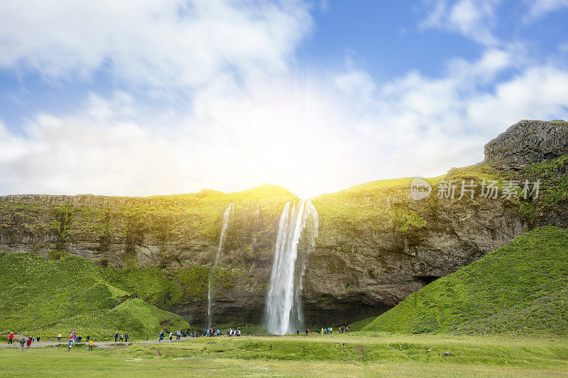 Seljalandsfoss冰岛瀑布