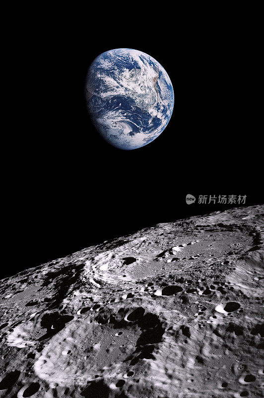 地球月球环形山