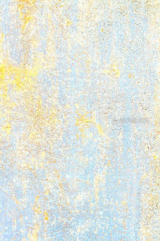 黄蓝色斑驳的西西里墙壁背景纹理