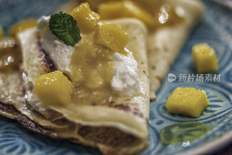 Crêpes新鲜芒果