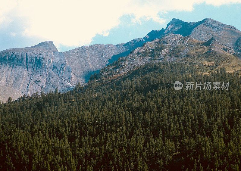 阿尔卑斯山，法国，意大利边境