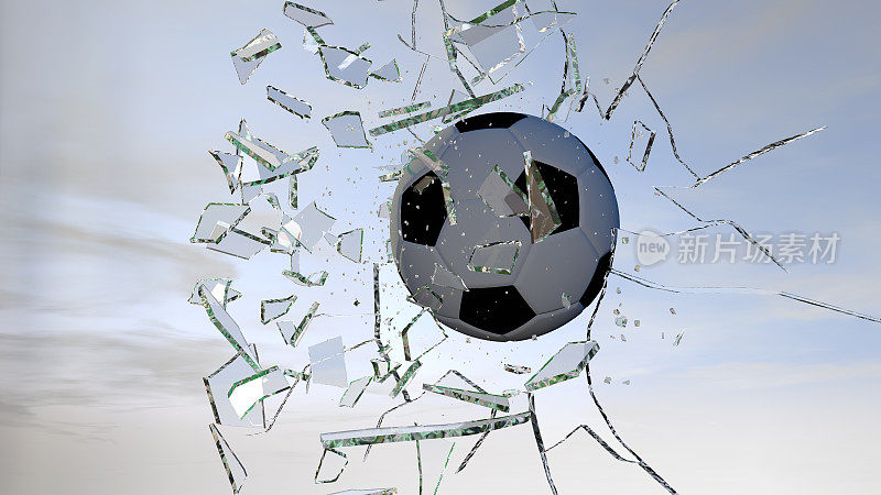 足球碎玻璃延时系列