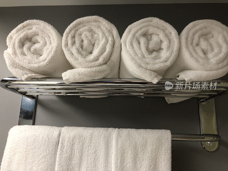 酒店的浴巾