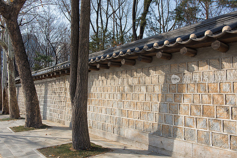 首尔的传统石墙