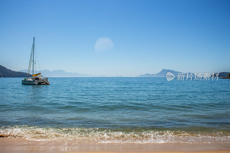 地平线上的大海-里约热内卢-巴西