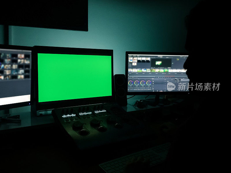用于绿色屏幕数字视频影片调色的分色机