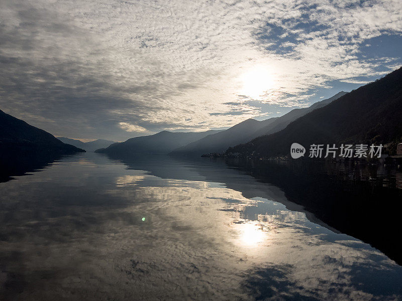 冬天的马焦雷湖