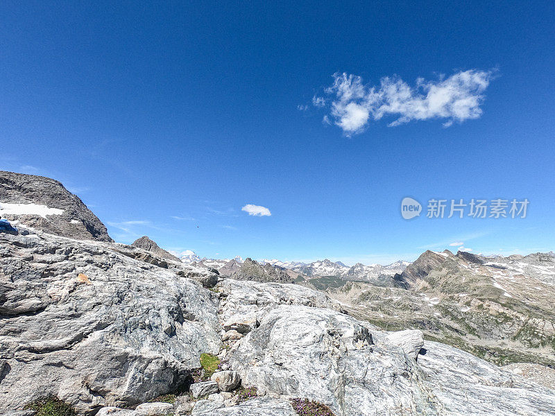 阿尔卑斯山风景在瑞士阿尔卑斯山