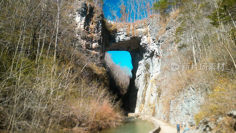 天然桥-罗克布里奇县弗吉尼亚州立公园步道