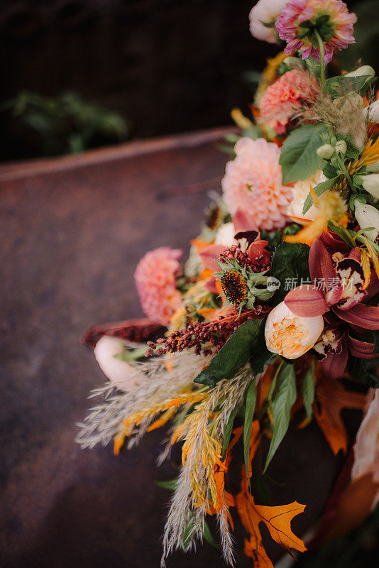 婚礼花束特写