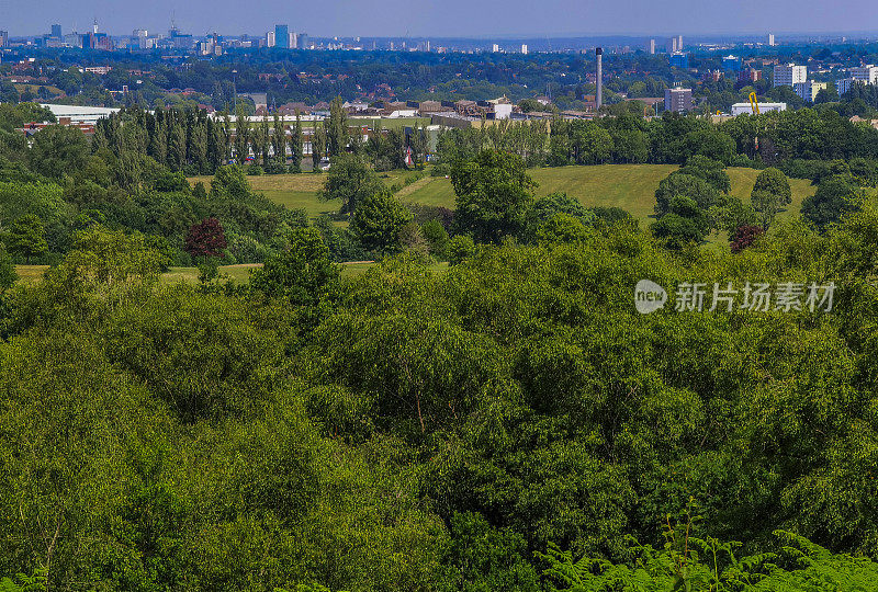 希思兰国家公园风景秀丽的利基山西米德兰兹英国