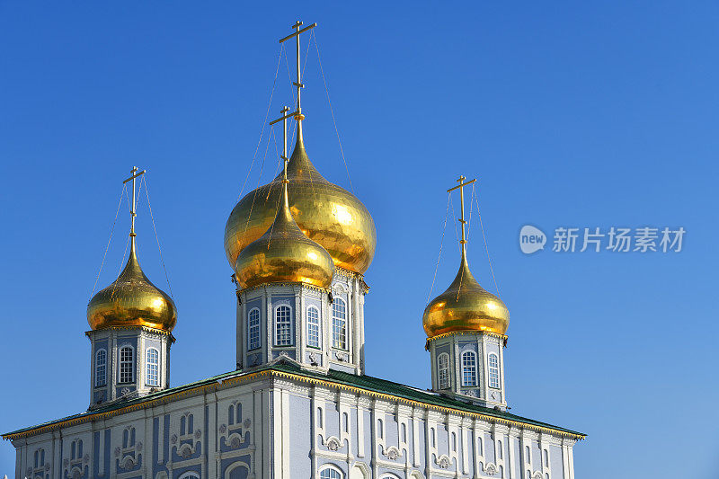 俄罗斯图拉。图拉克里姆林宫的圣母升天大教堂