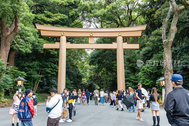 代代木公园鸟居门