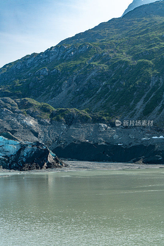 冰川湾公园和荒野的清晨景观，阿拉斯加，美国