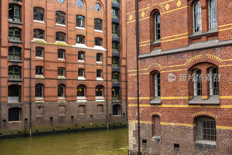 汉堡的Speicherstadt，时间流逝