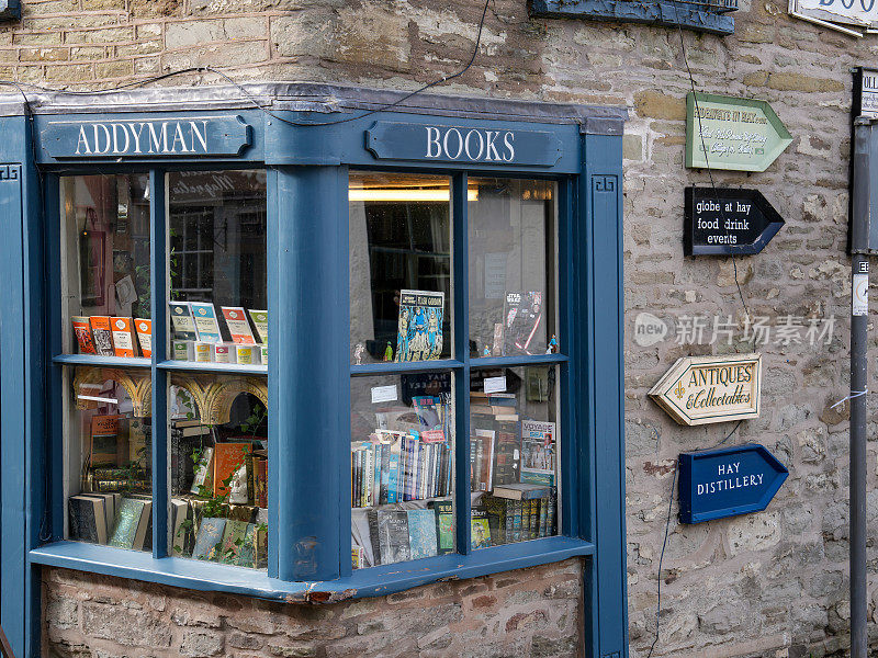 威尔士小镇Hay-on-Wye的一家二手书店