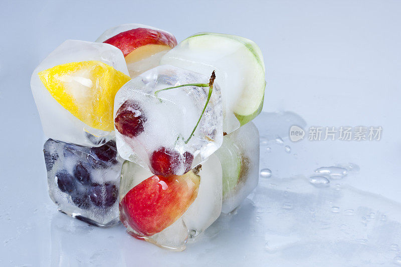 冰冻水果组合