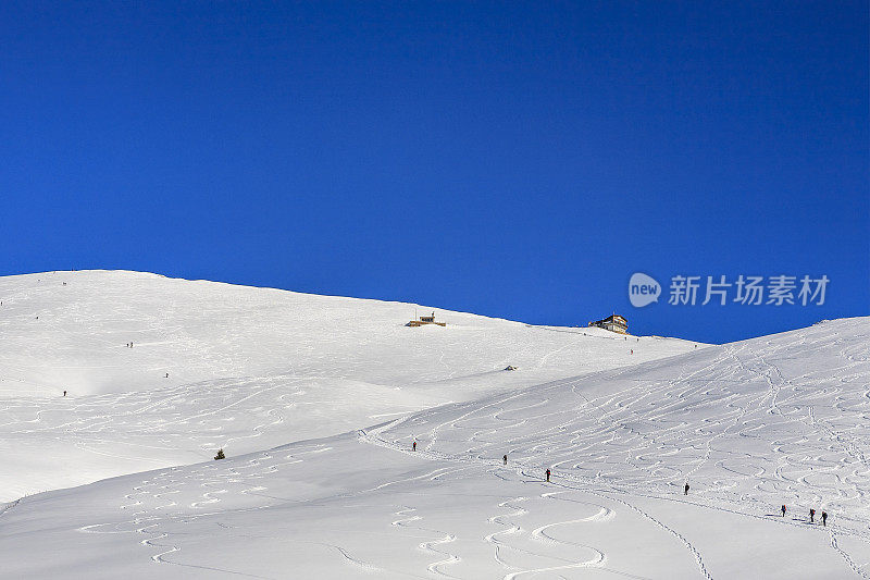 冬天，意大利的巴尔多山